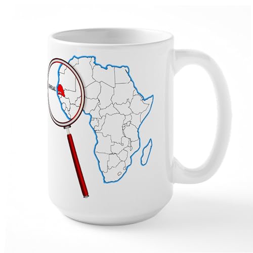 White - Senegal Under A Magnifying Glass Mugs