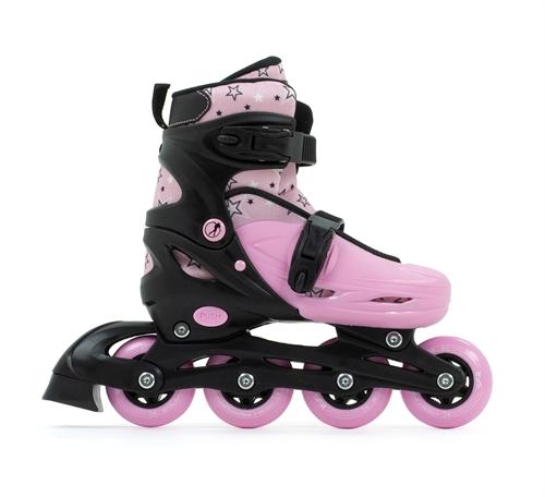 SFR Plasma Inline Skates for Adults - Black & Pink Rollerblades for Men & Women - Perfect for Outdoor Fitness, Roller Hockey & Recreational Skating