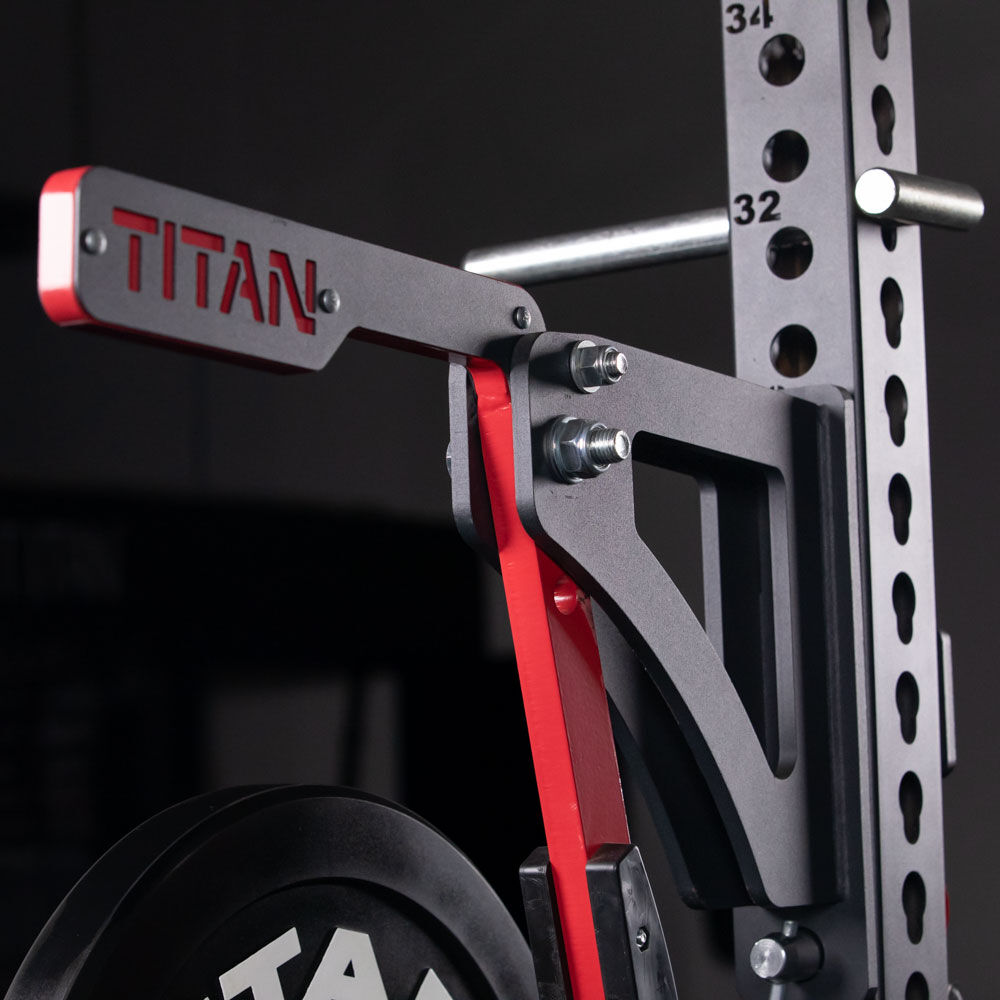 TITAN Series Adjustable Monolift Attachments for Power Racks - Scratch & Dent Discount - Perfect for Home Gym & Strength Training