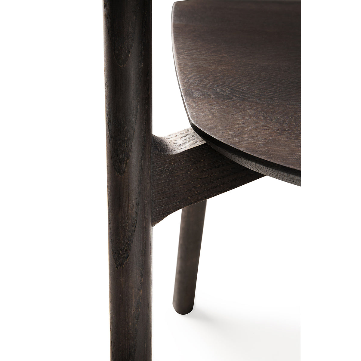 Modern Bok Dining Chair - Solid Wood Kitchen Chairs with Cushion - Comfortable & Stylish for Dining Room, Kitchen, or Breakfast Nook