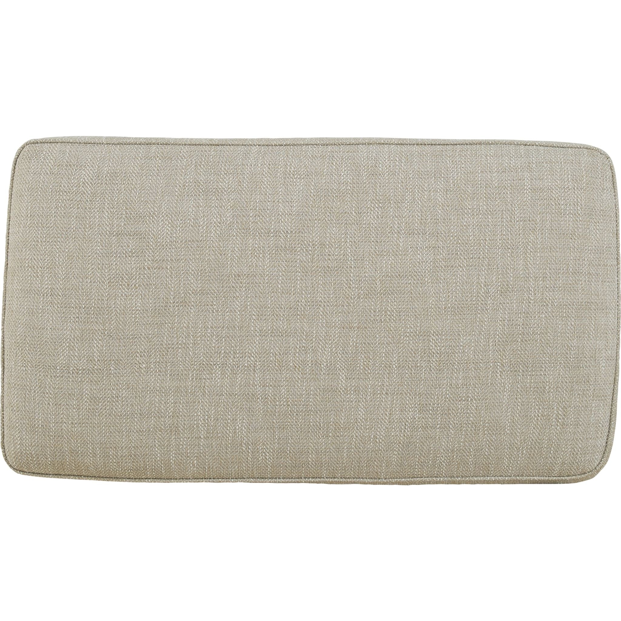 Asanti Ottoman with Storage - Modern Tufted Fabric Footrest Stool for Living Room, Bedroom & Office - Grey (Fog) - Versatile Seating & Home Decor Accent