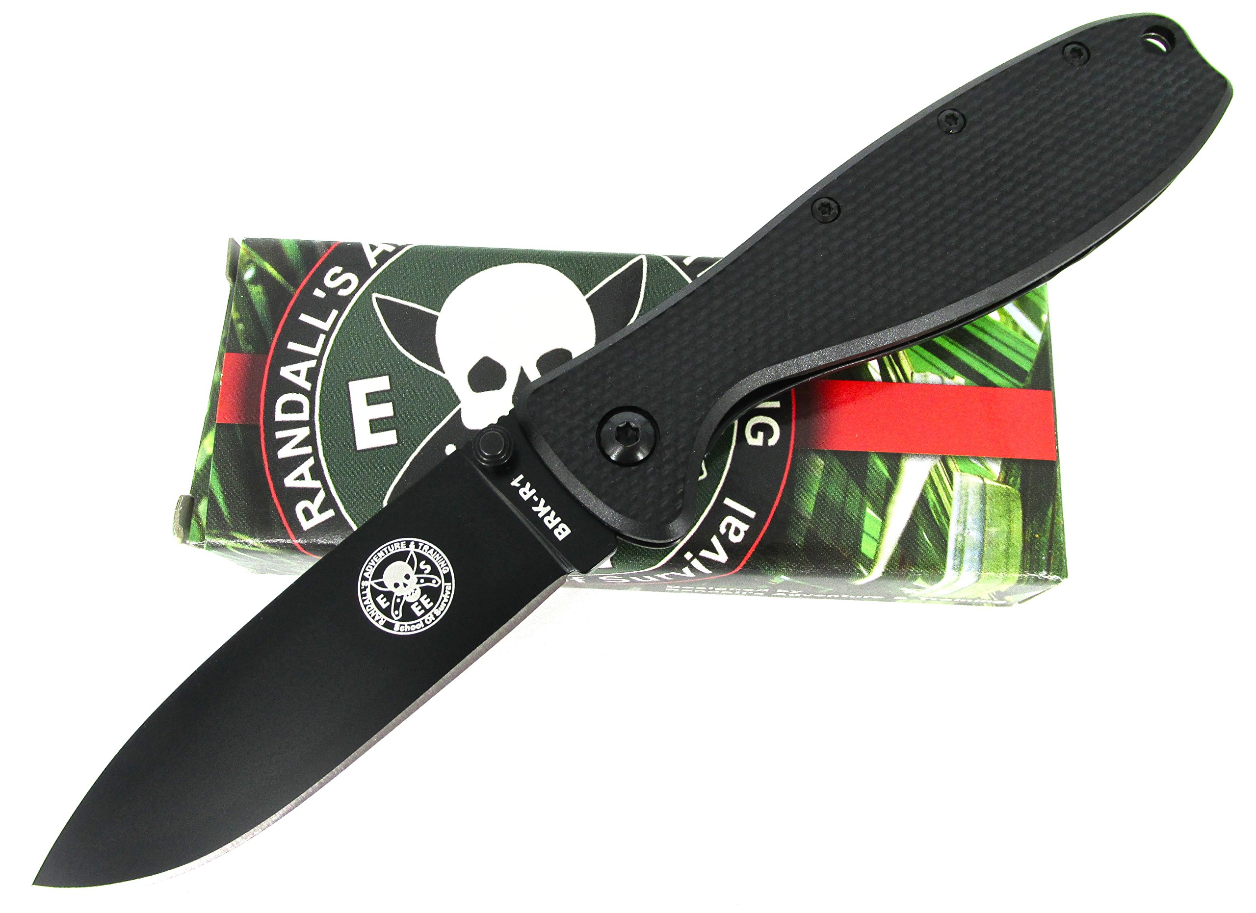 Blue Ridge Knives Zancudo Black Framelock Folding Pocket Knife - EDC, Outdoor Camping & Survival Gear