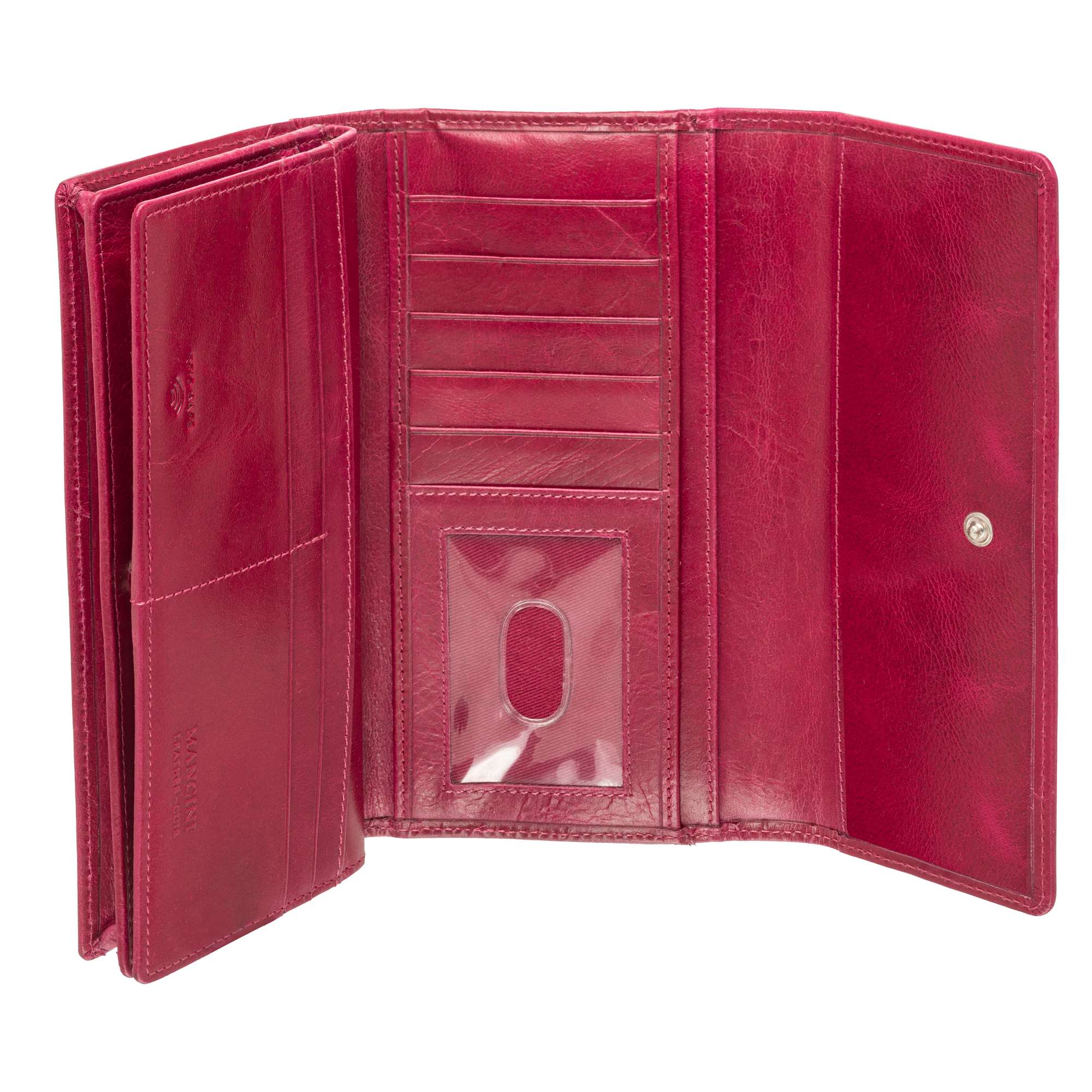 Mancini South Beach RFID Blocking Secure Quadruple Fold Wallet for Men - Slim Minimalist Design for Travel, Business & Everyday Use