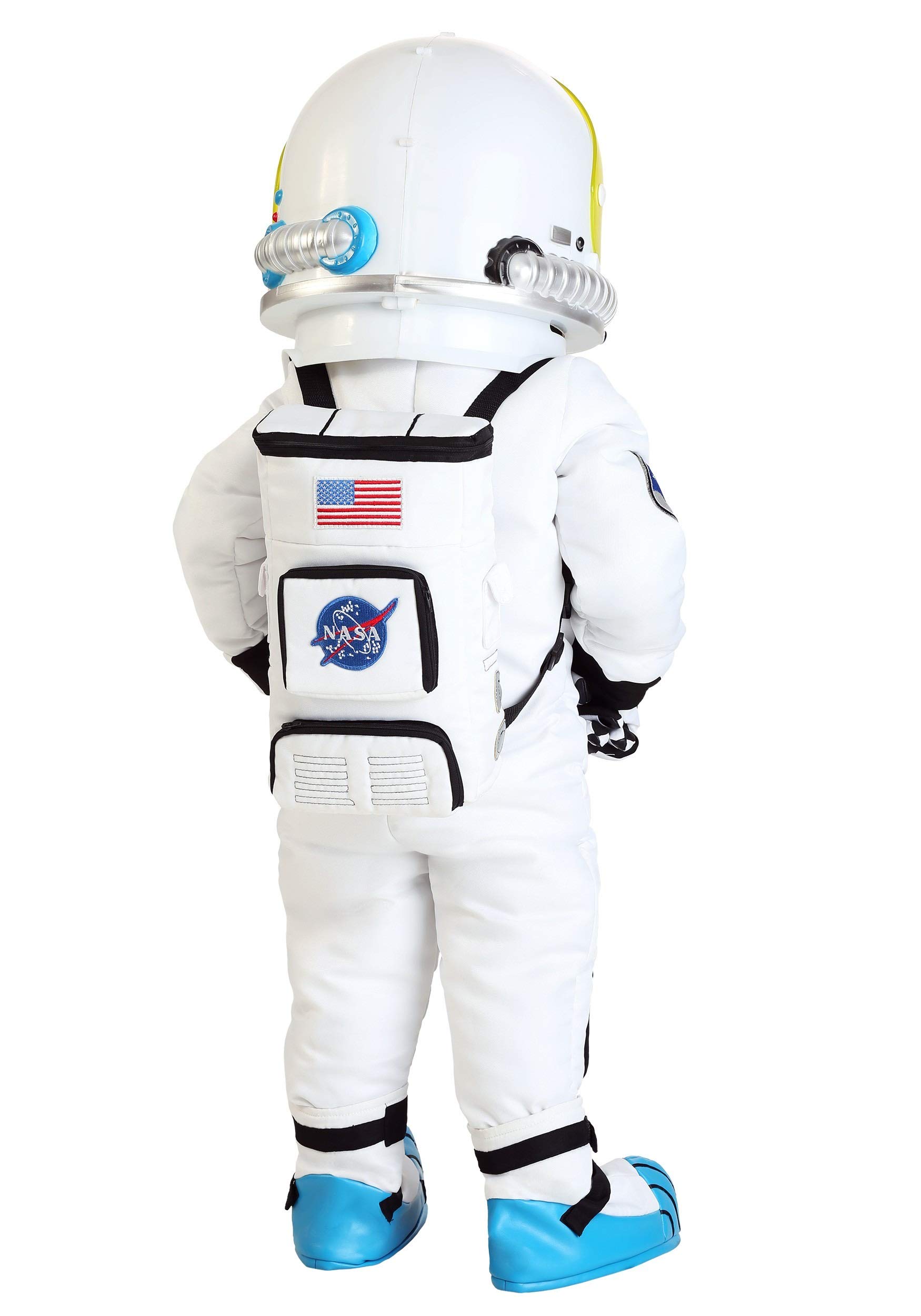 NASA Astronaut Costume for Toddlers - Kids Space Suit with Mission Patches | Halloween Dress Up, Birthday Party, Cosplay & Pretend Play