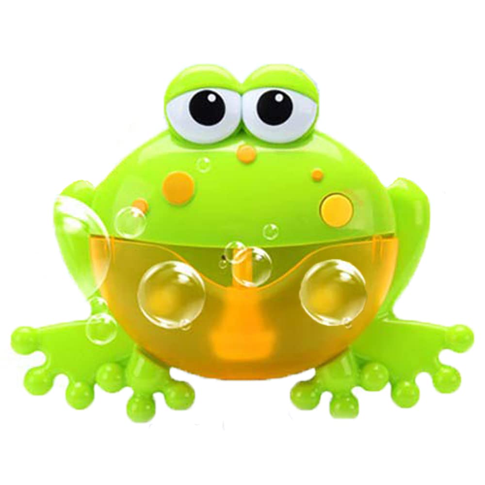 Frog Bubble Maker for Bath - Fun Foam Blower & Bubbling Machine with Nursery Rhyme Music - Best Bathtub Toy for Babies & Kids - Perfect for Happy Tub Time & Sensory Play