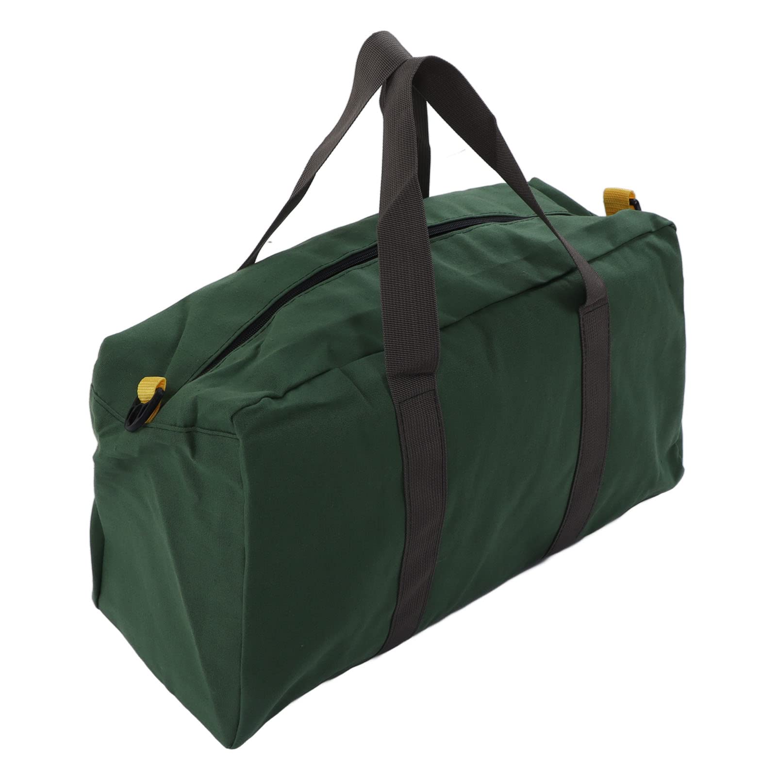 Heavy Duty Waterproof Canvas Tool Bag - 20 Inch Large Capacity Wide Mouth Tote for Carpentry & Electrician Tools | Portable Tool Storage Organizer for DIY, Construction & Home Repair Projects