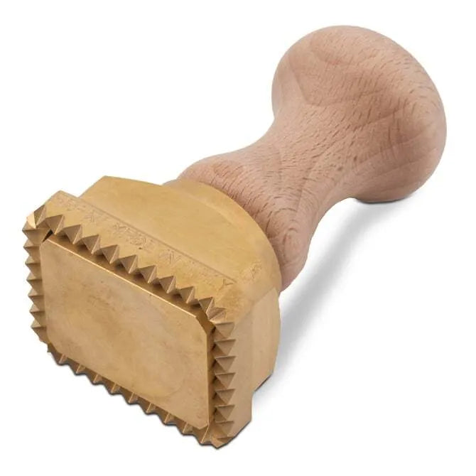 La Gondola Rectangular Pasta Stamp 45 x 55 mm - Authentic Italian Pasta Dough Press for Homemade Ravioli, Tortellini & Lasagna - Perfect for Italian Cooking, Baking & DIY Pasta Making at Home