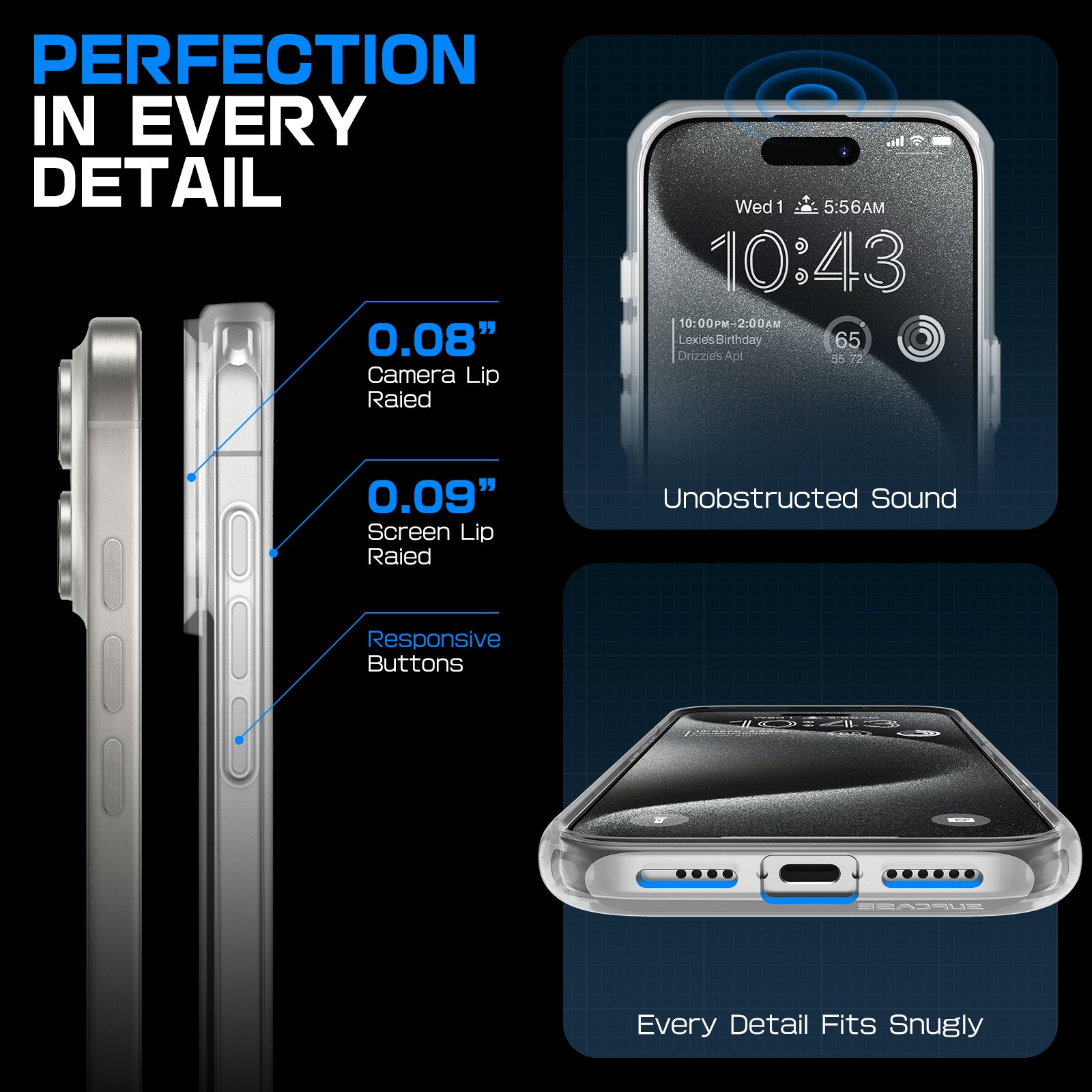iPhone 16 6.1 Inch Unicorn Beetle MAG Stand Case - Slim Clear Protective Cover with MagSafe & Camera Control Button - Perfect for Work, Travel and Everyday Use