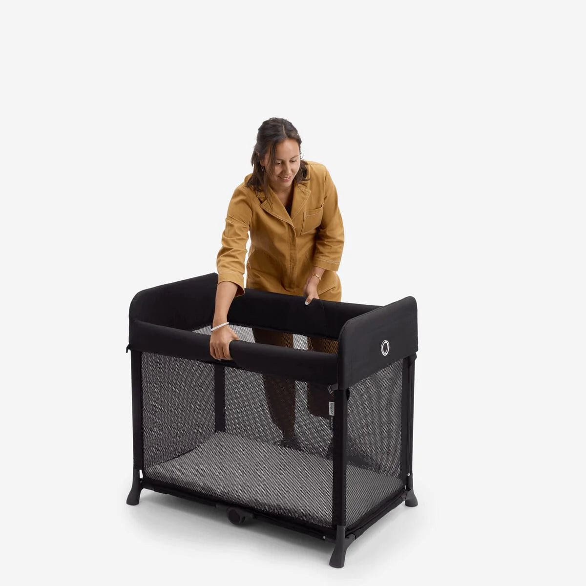 Bugaboo Stardust 2024 Travel Crib - Lightweight Portable Baby Playpen with Breathable Mesh for Indoor & Outdoor Use - Perfect for Travel, Camping, and Playdates