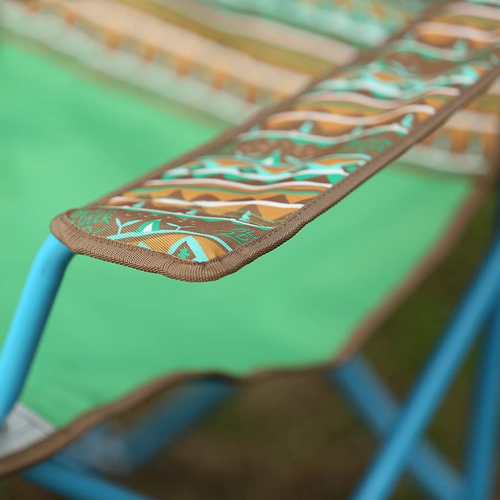Ultralight Portable Folding Chair for Outdoor Camping, Beach, Picnic & Fishing - Heavy Duty High Load Capacity Travel Chair with Superhard Frame (Green) - Perfect for Backpacking, Tailgating and Outdoor Adventures
