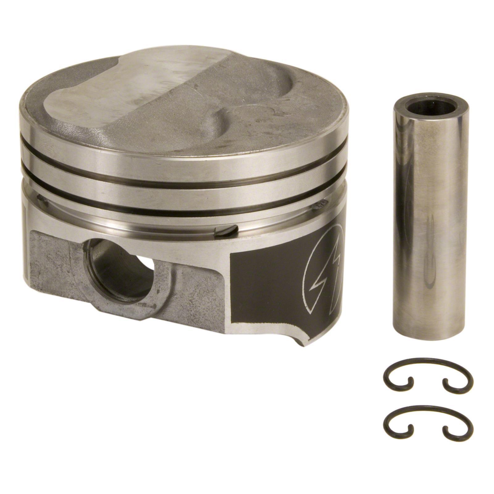 SPEED PRO Hypereutectic .125 Dome Pistons Set with MOLY Rings for Chevy SB 350 5.7L STD - High Performance Engine Upgrade for Racing & Street Use