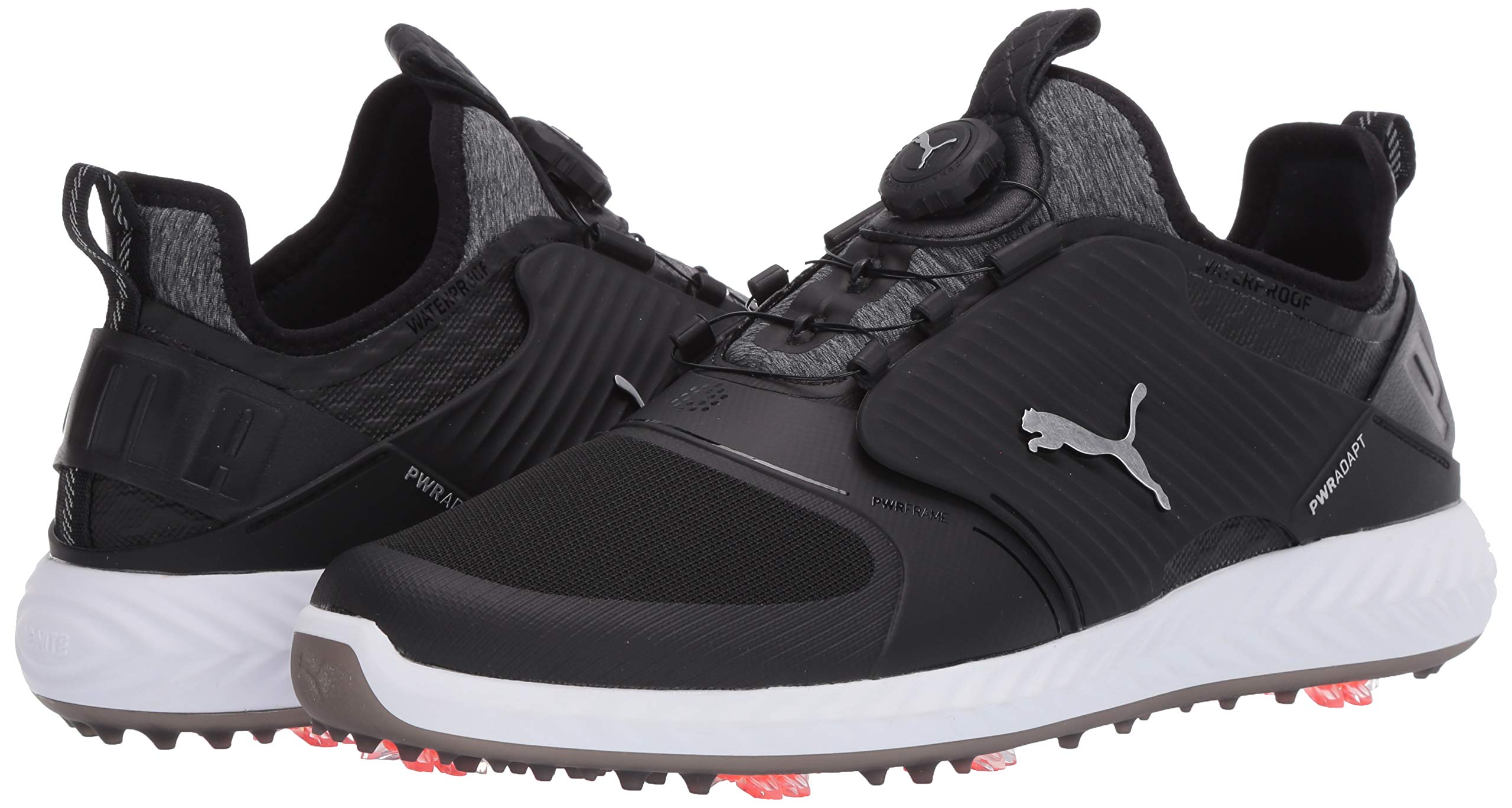 PUMA GOLF Men's Ignite Pwradapt Golf Shoes - Comfort & Traction for Golfers
