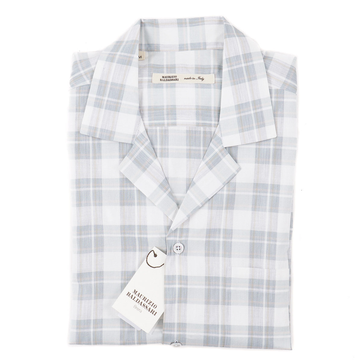 Premium Cotton Linen Shirt for Men by Maurizio Baldassari | Breathable Summer Casual Button Down Shirt | Perfect for Beach, Office & Outdoor Activities
