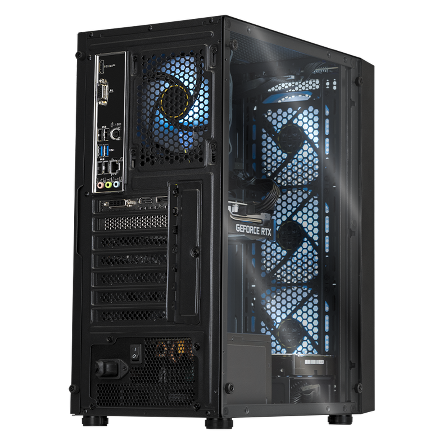 Xtreme Gaming PC with NVIDIA GeForce RTX 3050, Intel Core i5-10400F, 16GB RAM, 500GB SSD + 2TB HDD, 23.8