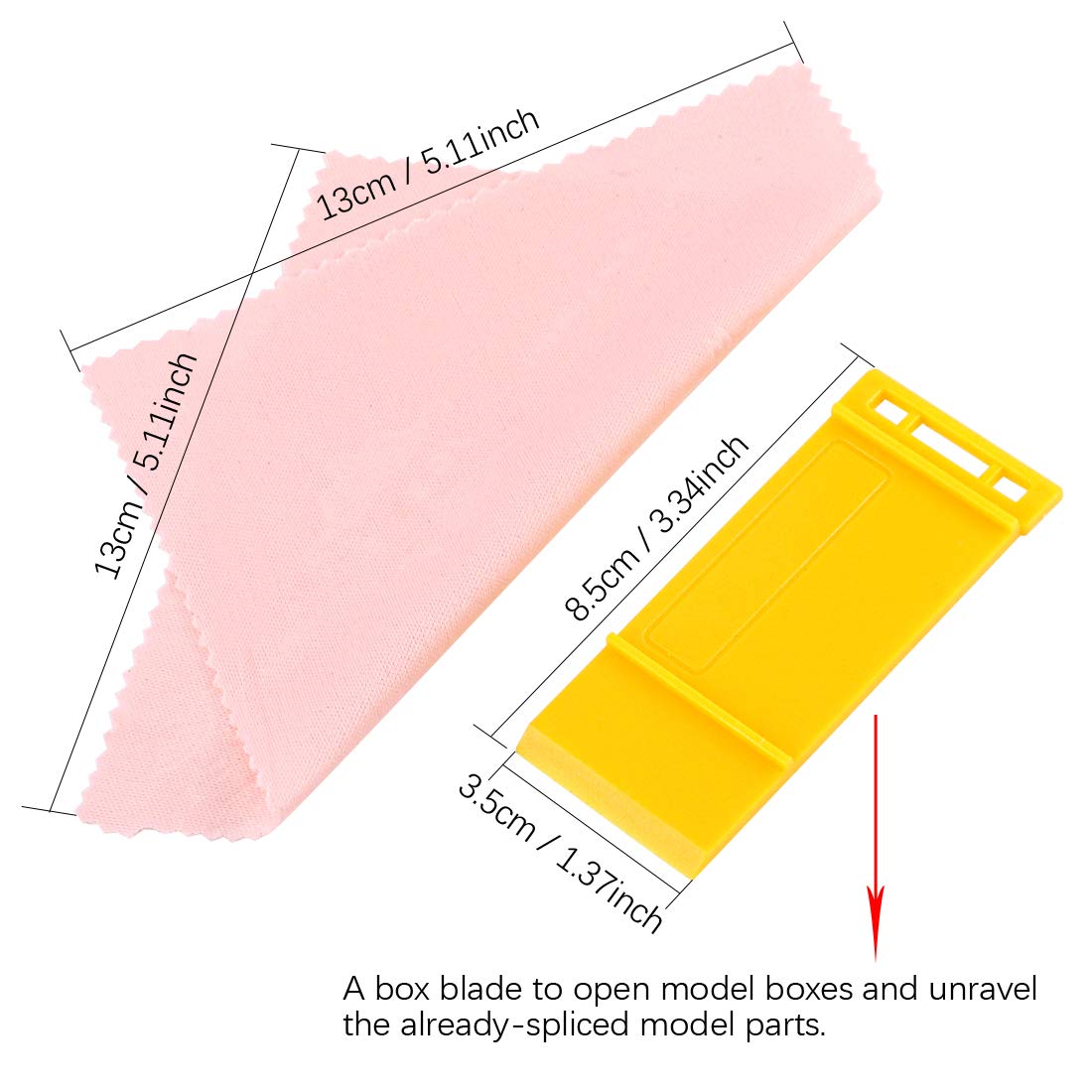 Keadic 26-Piece Professional Gundam Model Building Tool Kit - Essential Hobby Tools for Plastic Model Kits with Storage Box | Perfect for Beginners & Advanced Modelers, DIY Crafts & Scale Model Projects