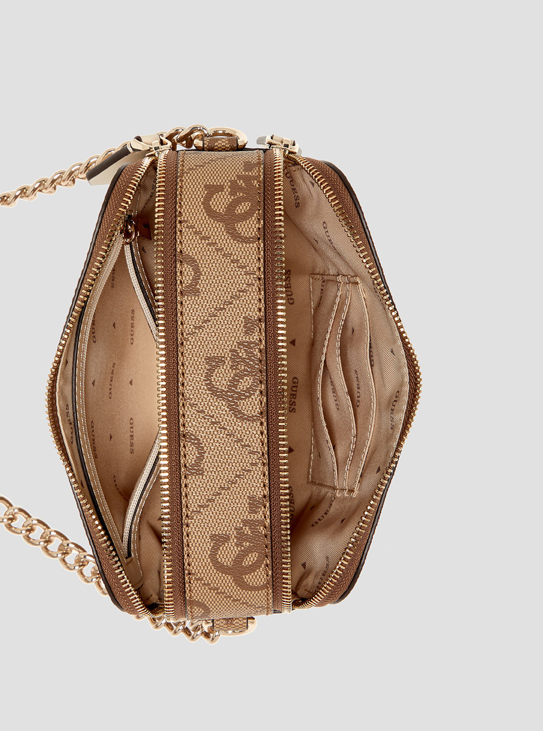 Noelle Brown Logo Camera Bag - Stylish & Functional Crossbody Bag for Photography, Travel & Everyday Use