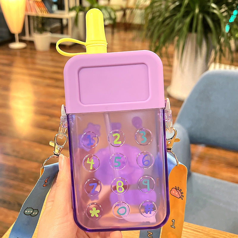 Stylish Plastic Cup in Mobile Phone Shape - Perfect for Office, Home, and Party Use