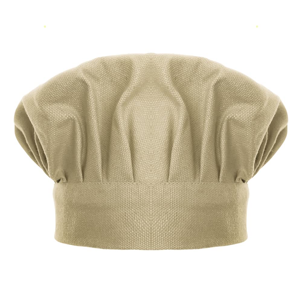 TopTie Adjustable Chef Hat for Kids & Adults - 100% Cotton Elastic Cooking Baking Hat for Professional & Home Kitchen Use