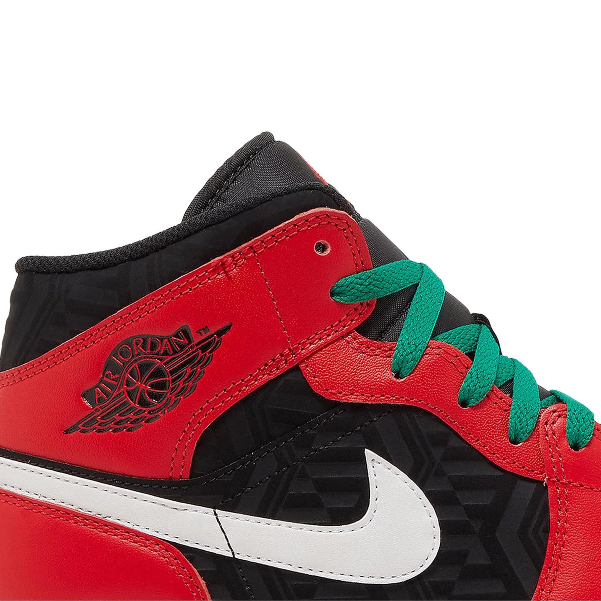 Air Jordan 1 Mid SE 'Christmas' Sneakers (2022) - Men's Basketball Shoes for Holiday Gifts & Winter Streetwear Fashion