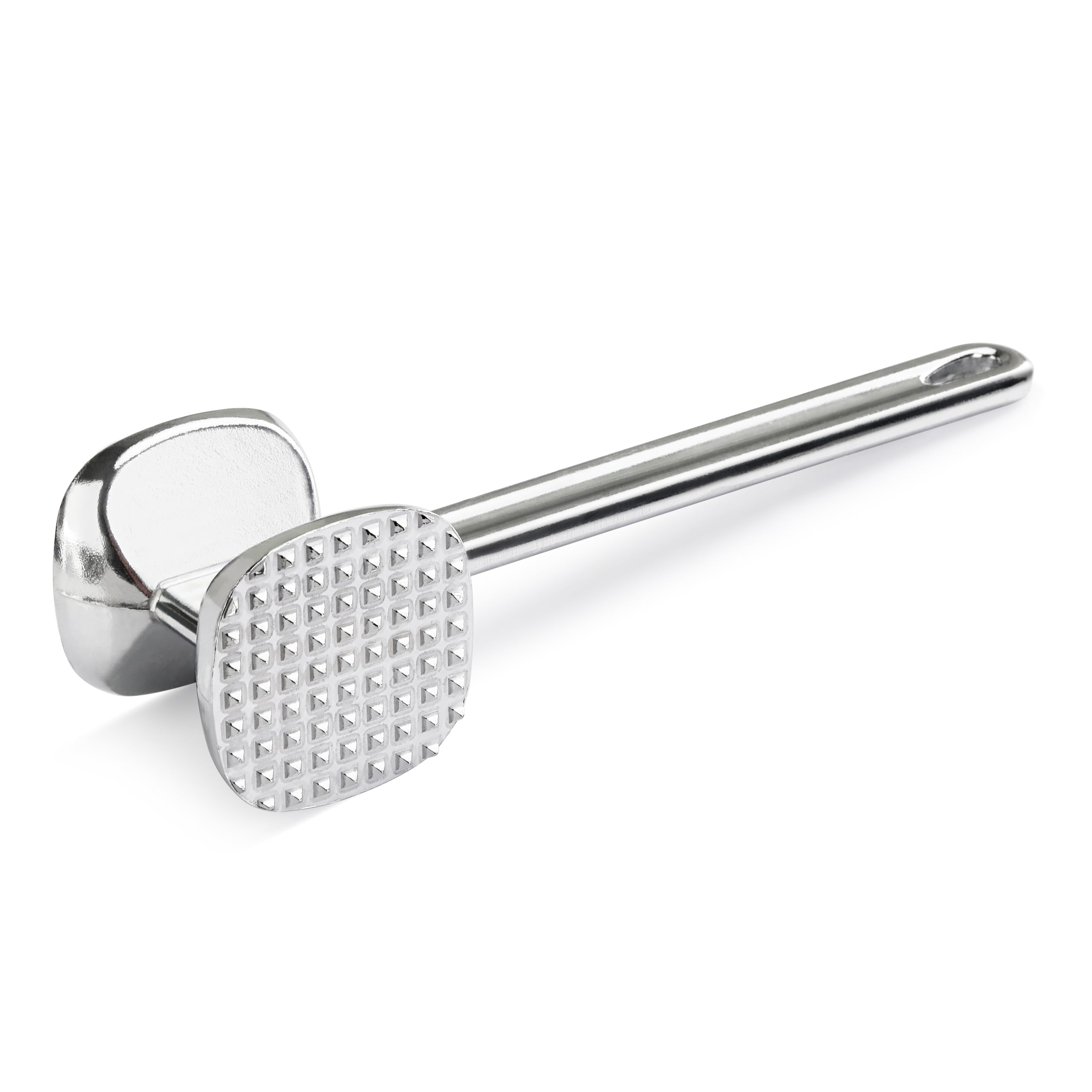 Heavy Duty 10-Inch Cast Aluminum Meat Tenderizer - Professional Grade Kitchen Tool for Steak, Chicken & Pork - Perfect for Restaurants, BBQ & Home Cooking