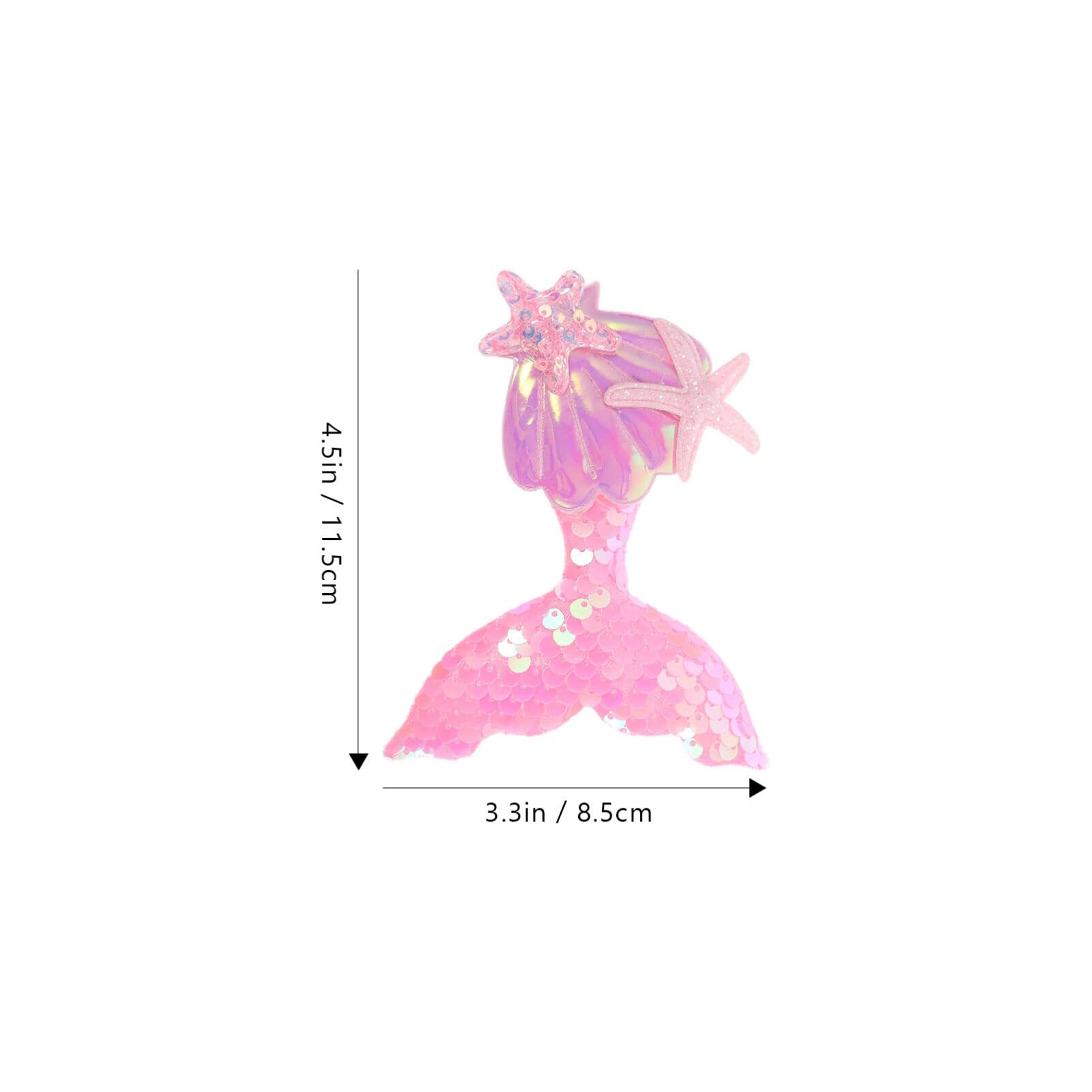 Beaupretty Flower Girl Hair Clips - Elegant Wedding Hair Accessories for Girls, Mermaid-Themed Hair Clips for Bridesmaids & Flower Girls - Perfect for Weddings, Parties & Special Occasions