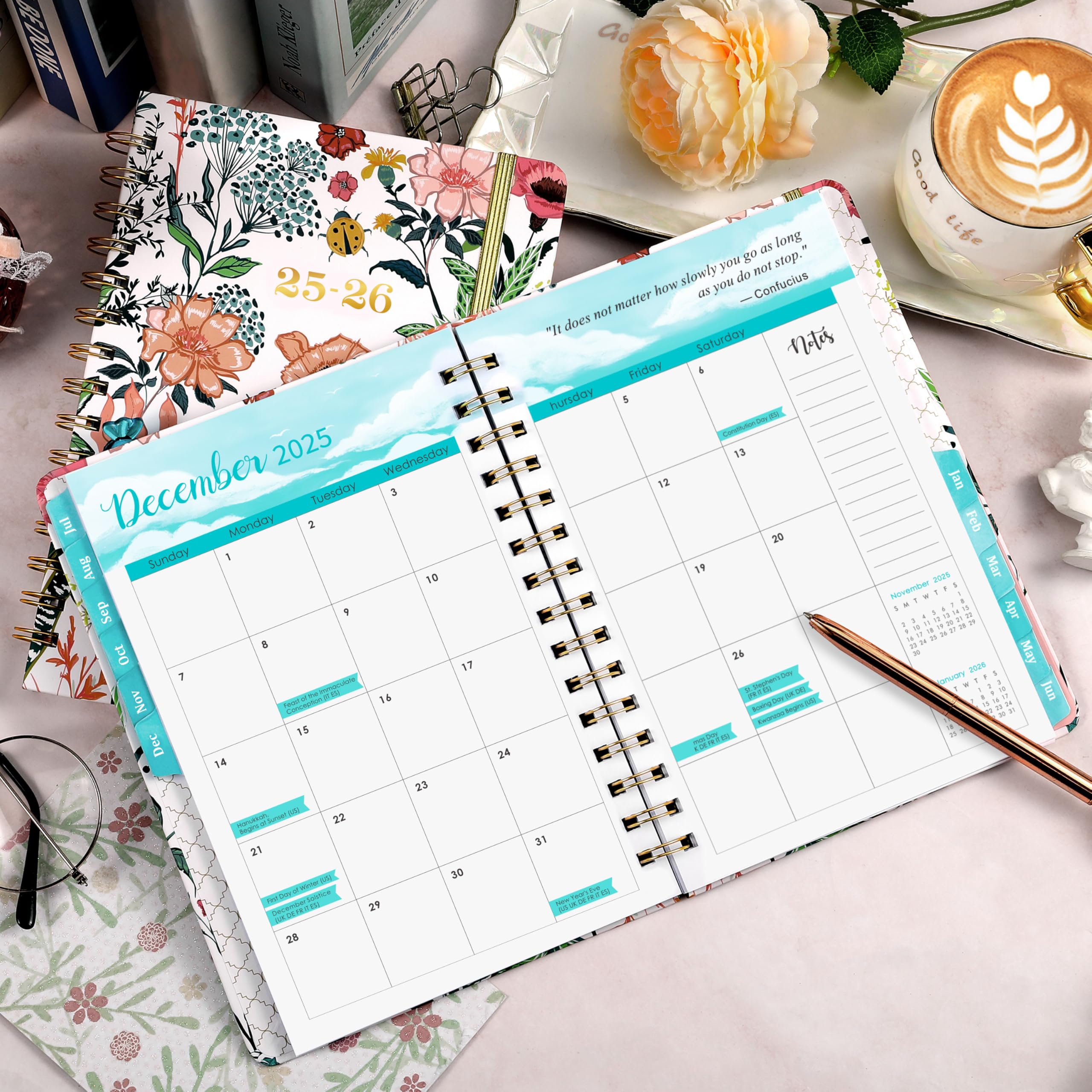 2025-2026 Academic Planner - Weekly & Monthly Planner from July 2025 to June 2026, 6.4