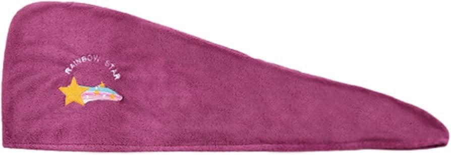 Super Absorbent Microfiber Hair Towel Wrap for Women - Quick Dry, Lightweight & Soft Hair Turban for Wet Hair (Cherry Red) - Perfect for Post-Shower, Swimming, and Salon Styling