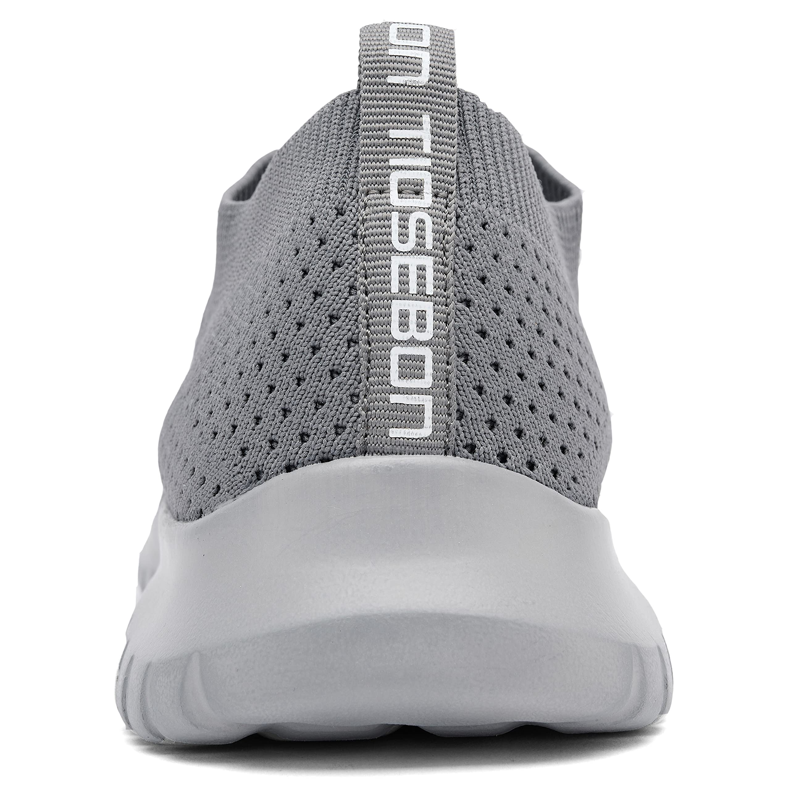 TIOSEBON Men's Slip On Walking Shoes - Breathable Knit Mesh Tennis Sneakers for Men - Comfortable Casual Shoes for Walking, Running, and Daily Wear