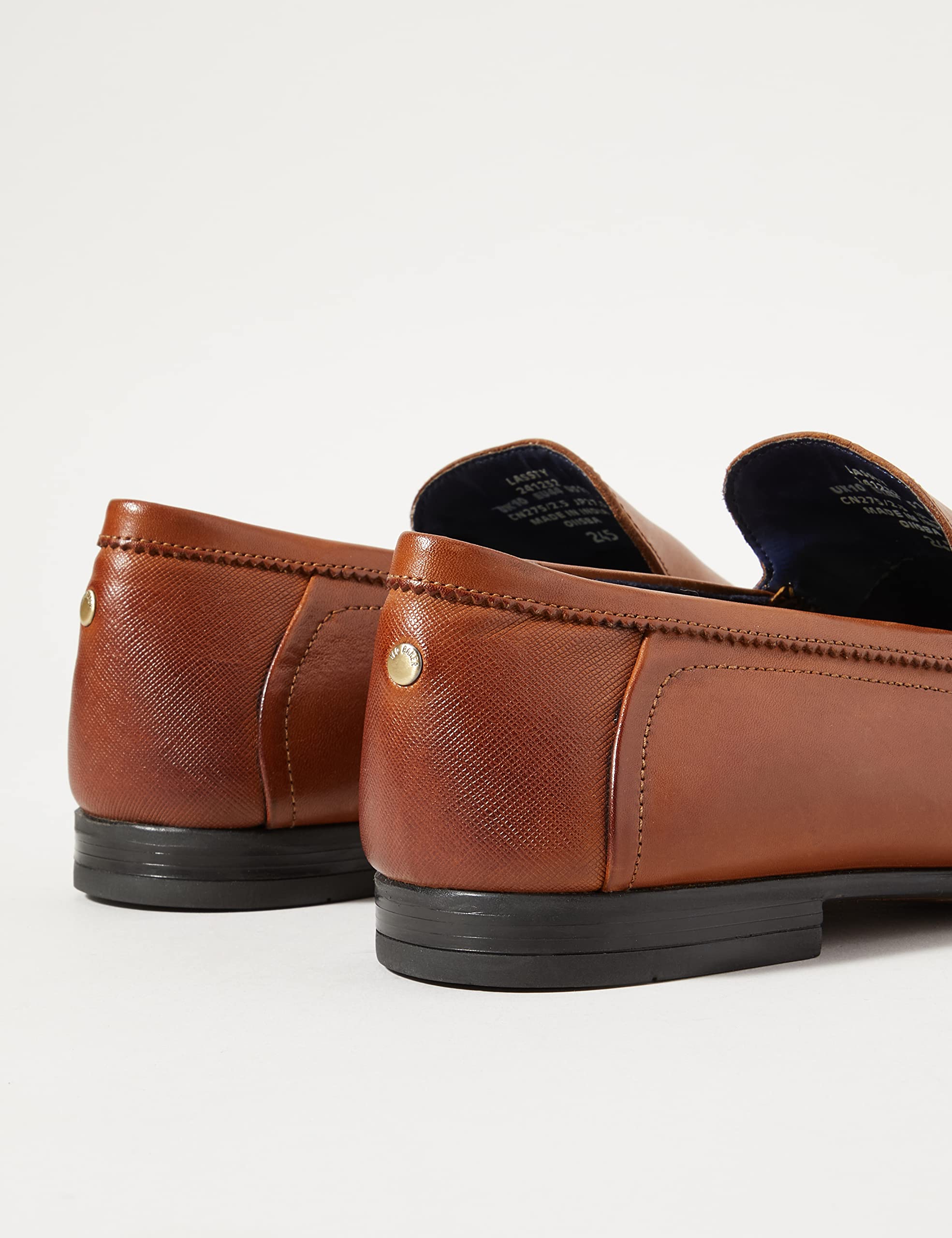 Ted Baker Men's Genuine Leather Loafers - Comfortable Slip-On Dress Shoes for Business & Casual Wear | Perfect for Office, Weddings & Formal Events