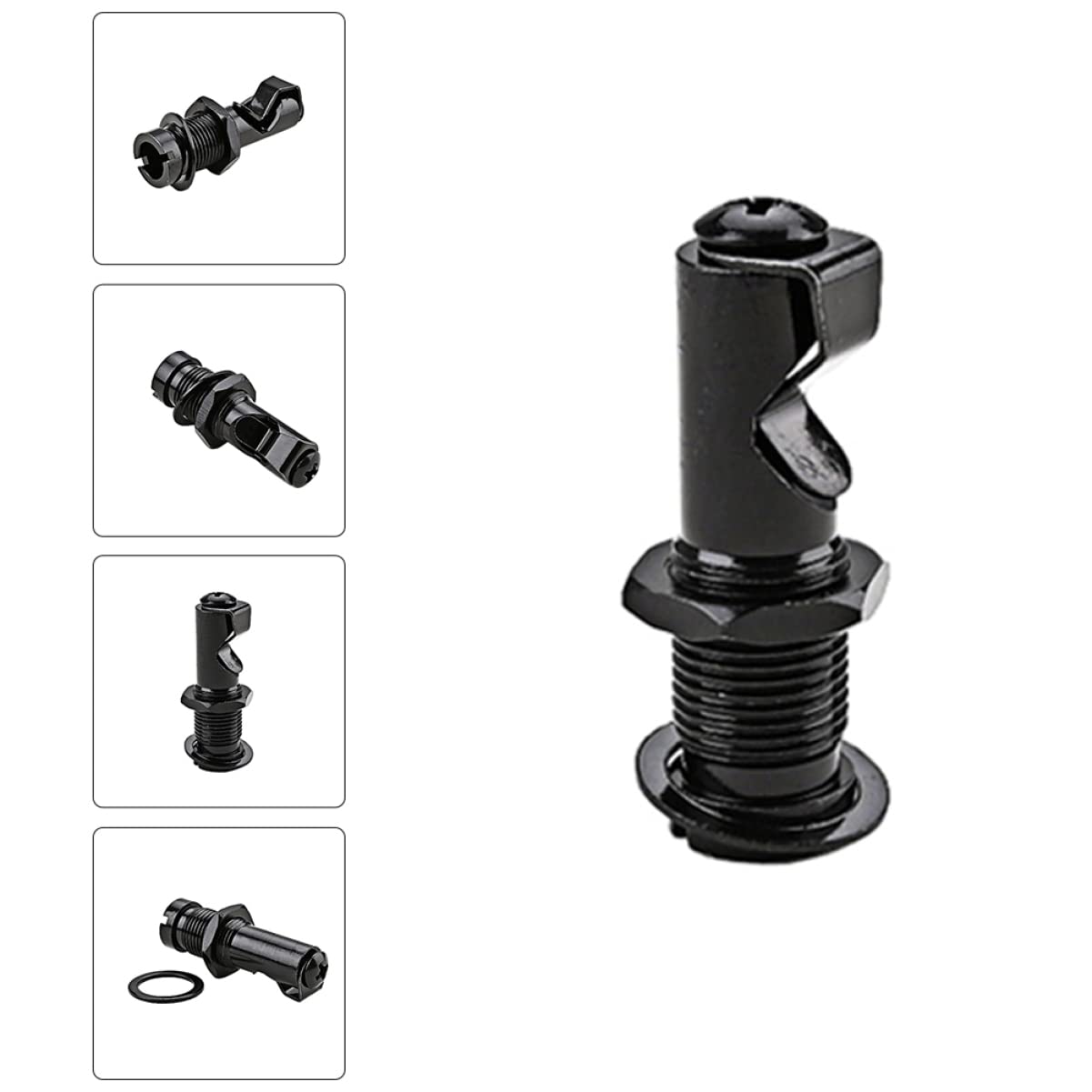 4pcs Durable Guitar Tremolo Arm Socket & Whammy Bar Jack - Replacement Parts for Electric Guitar - Perfect for Rock, Blues & Metal Performances
