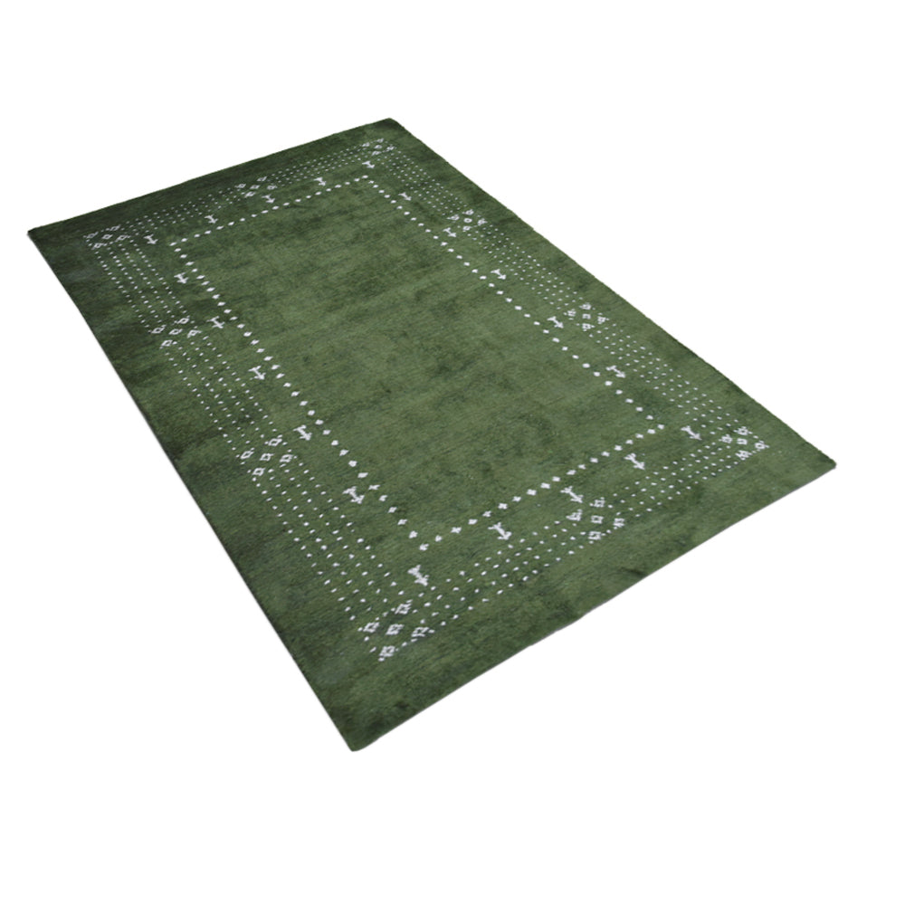 Hand Knotted Bohemian Area Rug - Soft & Durable Wool Carpet for Living Room, Bedroom - Boho Chic Home Decor for Cozy Spaces