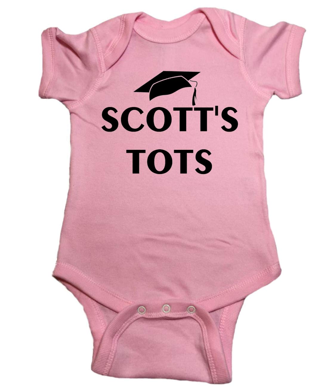 NorthStarTees Unisex Baby Bodysuit - Pink Cotton Infant Onesie for Office & Casual Wear - Scott's Tots Design - Perfect for Newborns, Photo Shoots & Everyday Comfort