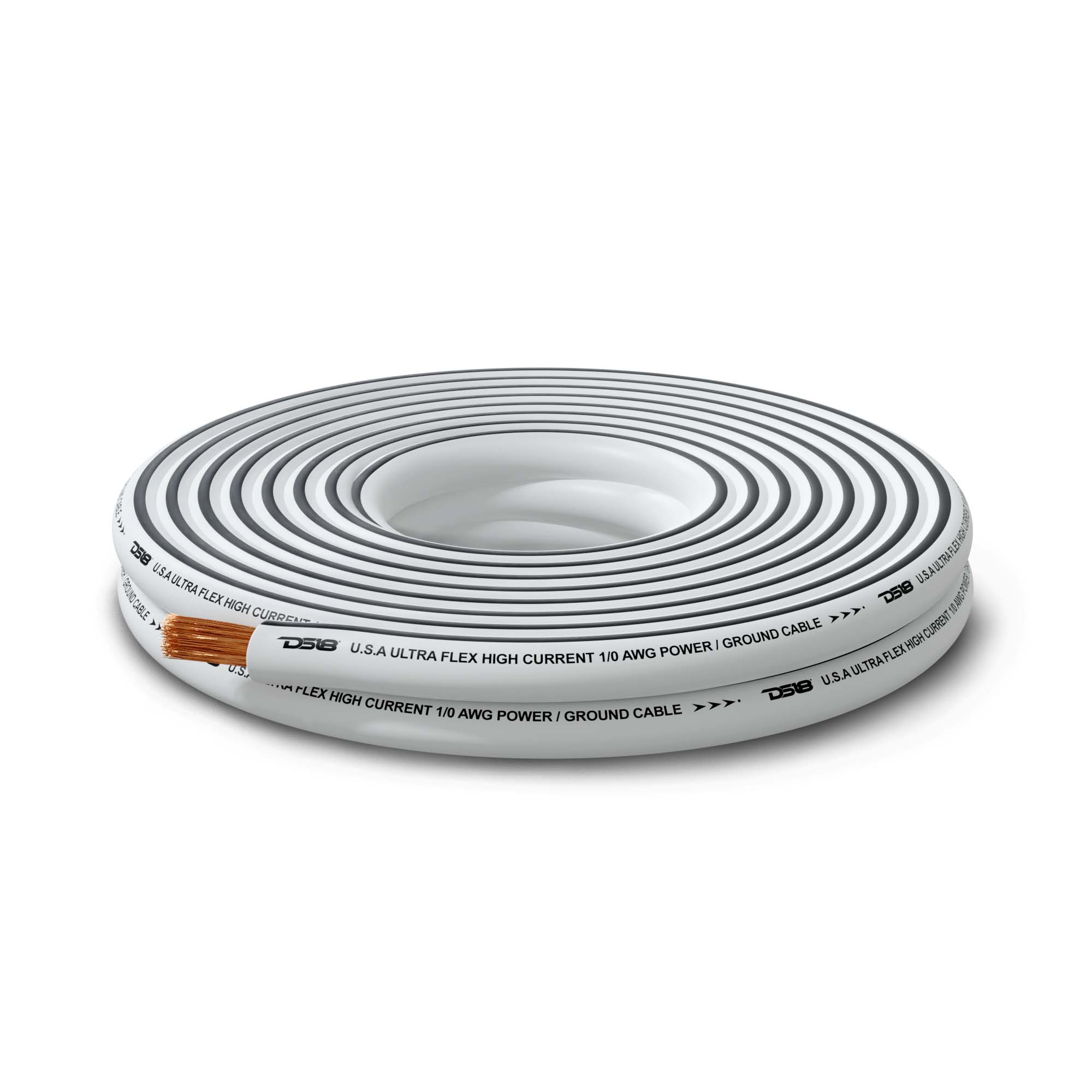 25ft 0 GA Marine Grade Tinned 100% Copper OFC Ground Wire - Heavy Duty Battery Cable for Boats, RVs, and Automotive Electrical Systems