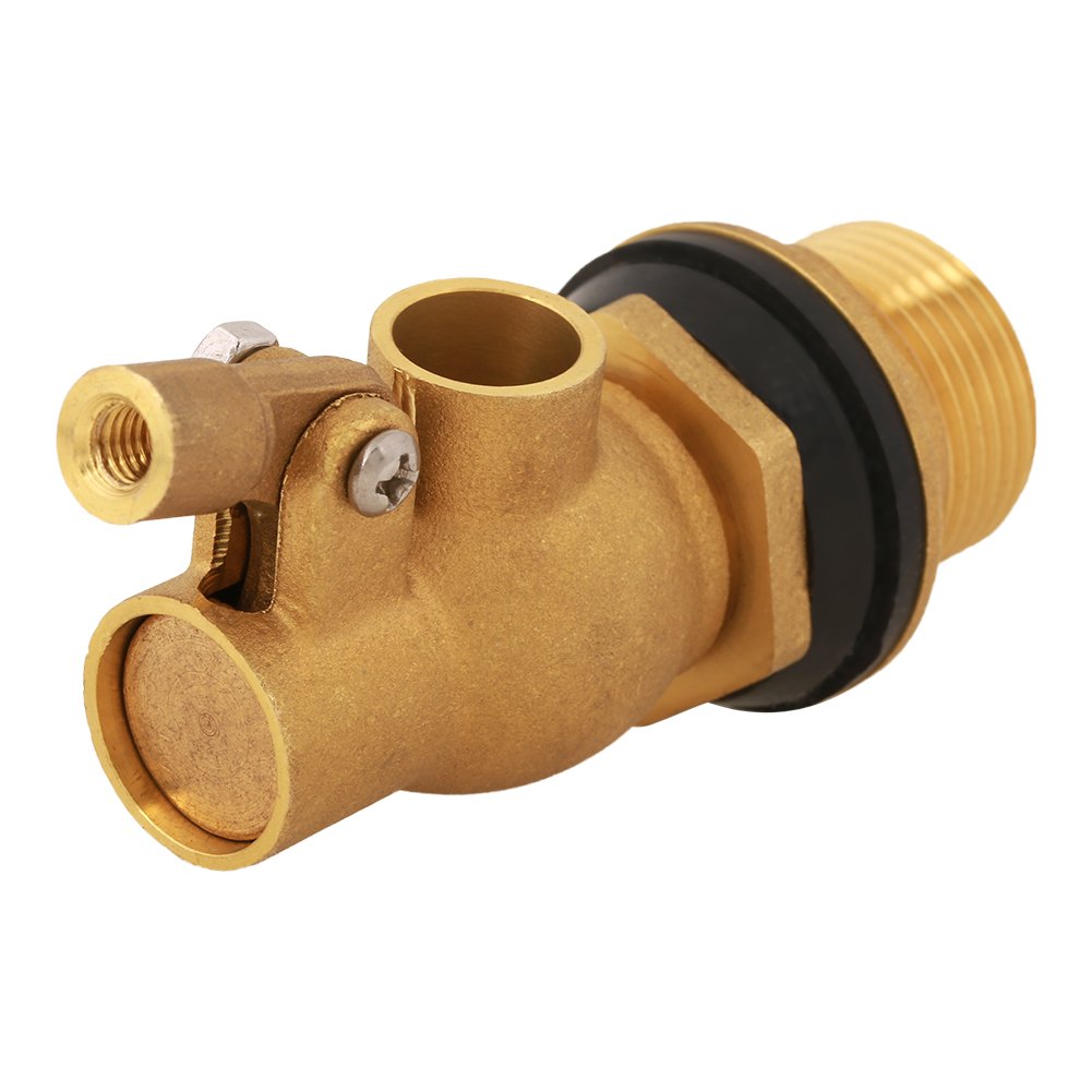 Adjustable Stainless Steel Water Float Valve Assembly for Water and Oil Tanks, Pools, and Irrigation Systems