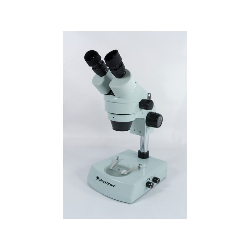 Celestron 44206 Professional Stereo Zoom Microscope with Halogen Illumination - Ideal for Laboratory Research, Jewelry Appraisal & Educational Use