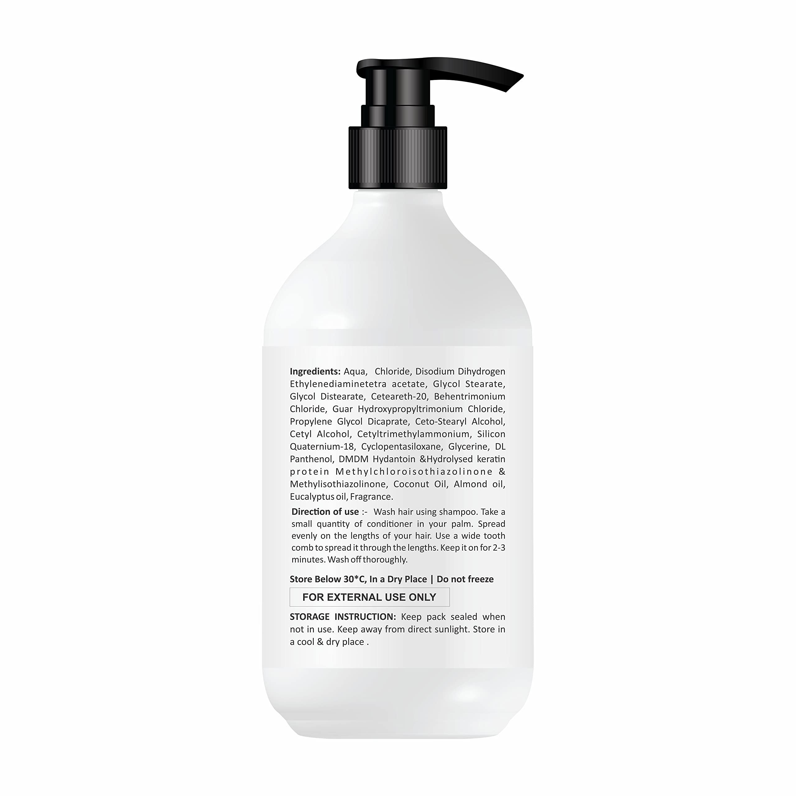 LA’BANGERRY Keratin Protein Hair Conditioner - Repair Split Ends & Damaged Hair, Long-Lasting Shine for Frizzy Dry Hair, Sulfate-Free with Almond Oil (250ml) - Perfect for Daily Hair Care & Salon-Quality Results at Home