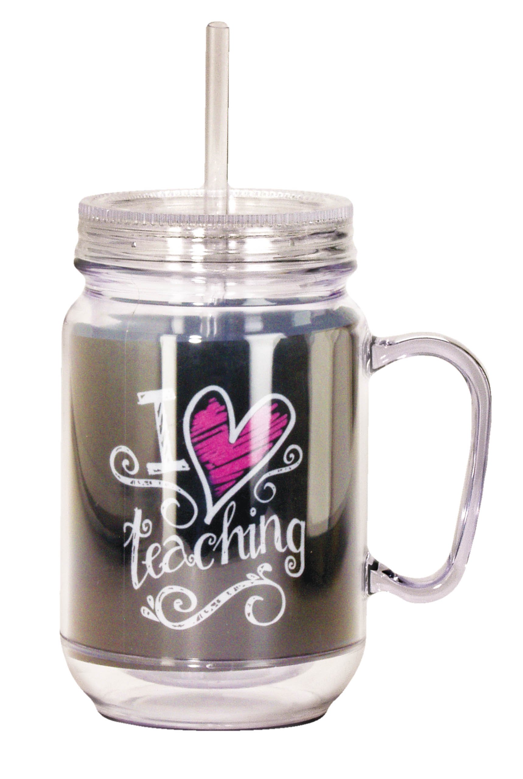 Black Teacher Mason Jar - Perfect for Classroom Gifts & Decor