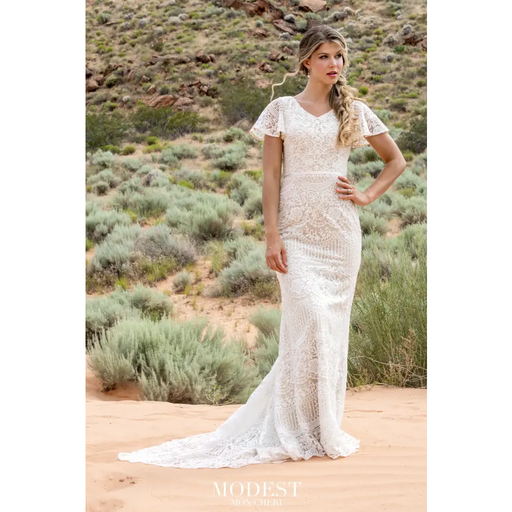 Modest Mon Cheri TR12030 - Elegant Women's Dress for Parties, Weddings & Special Occasions | Perfect for Evening Events & Formal Gatherings