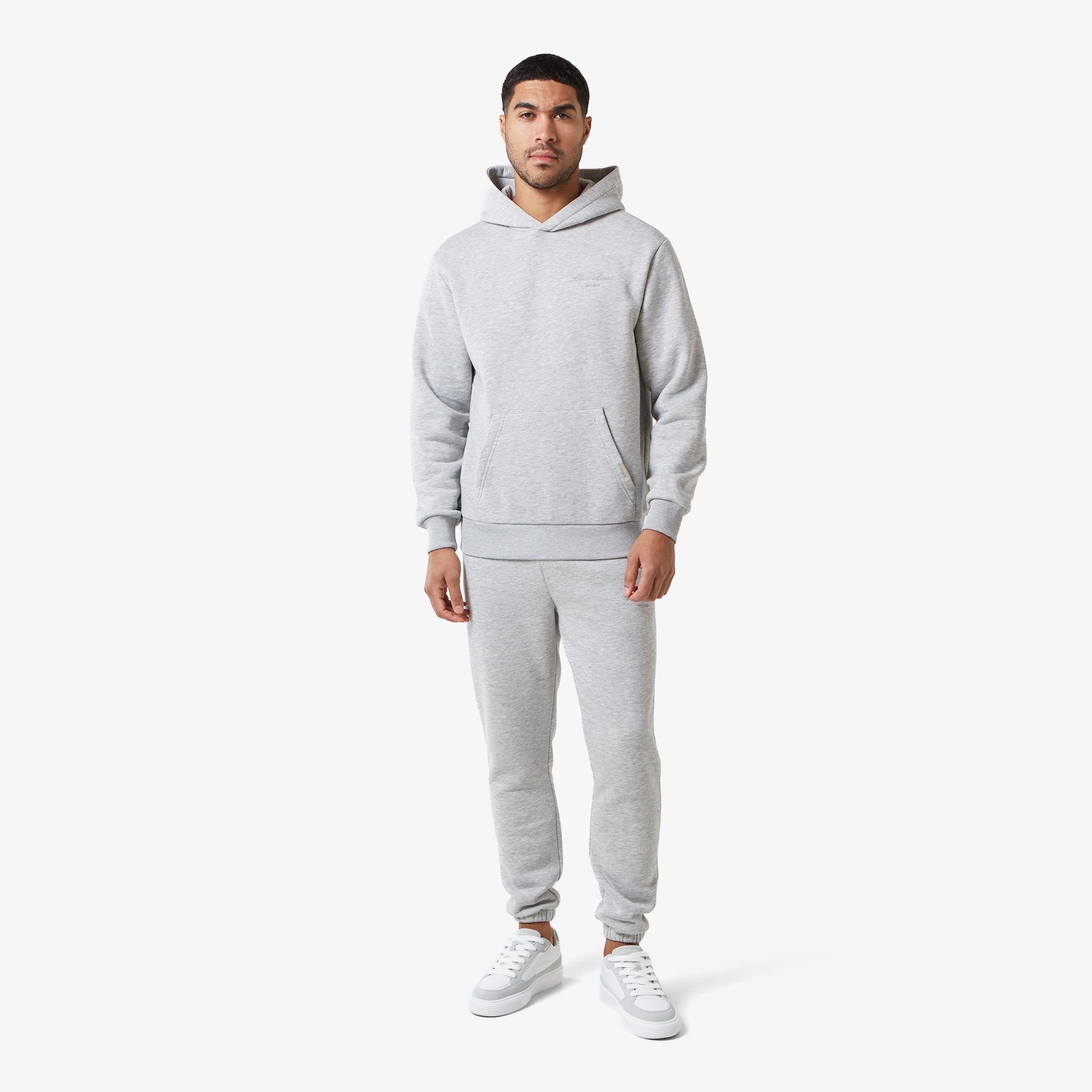 Relaxed Fit Signature Tracksuit for Men & Women | Grey Marl Jogging Suit | Perfect for Gym, Running, Yoga & Casual Wear