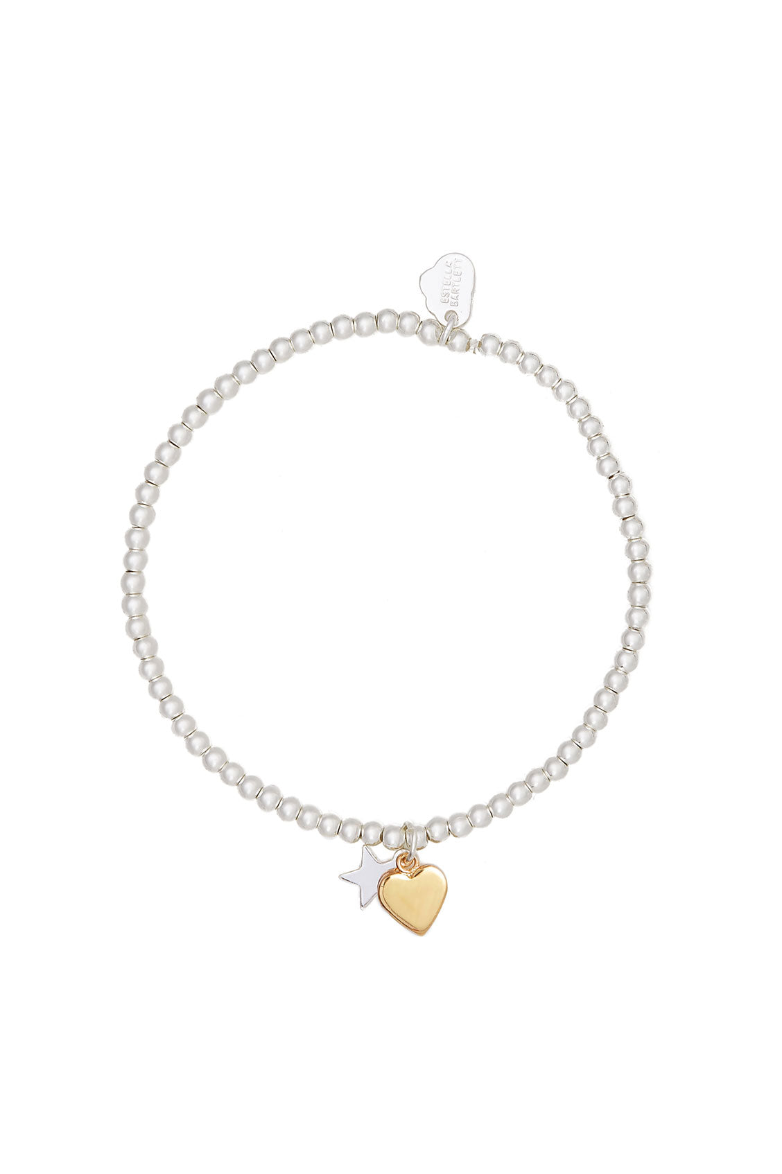 Sienna Heart & Star Charm Bracelet for Women - Elegant Adjustable Friendship Jewelry Gift for Her - Perfect for Valentine's Day, Birthday & Anniversary Celebrations