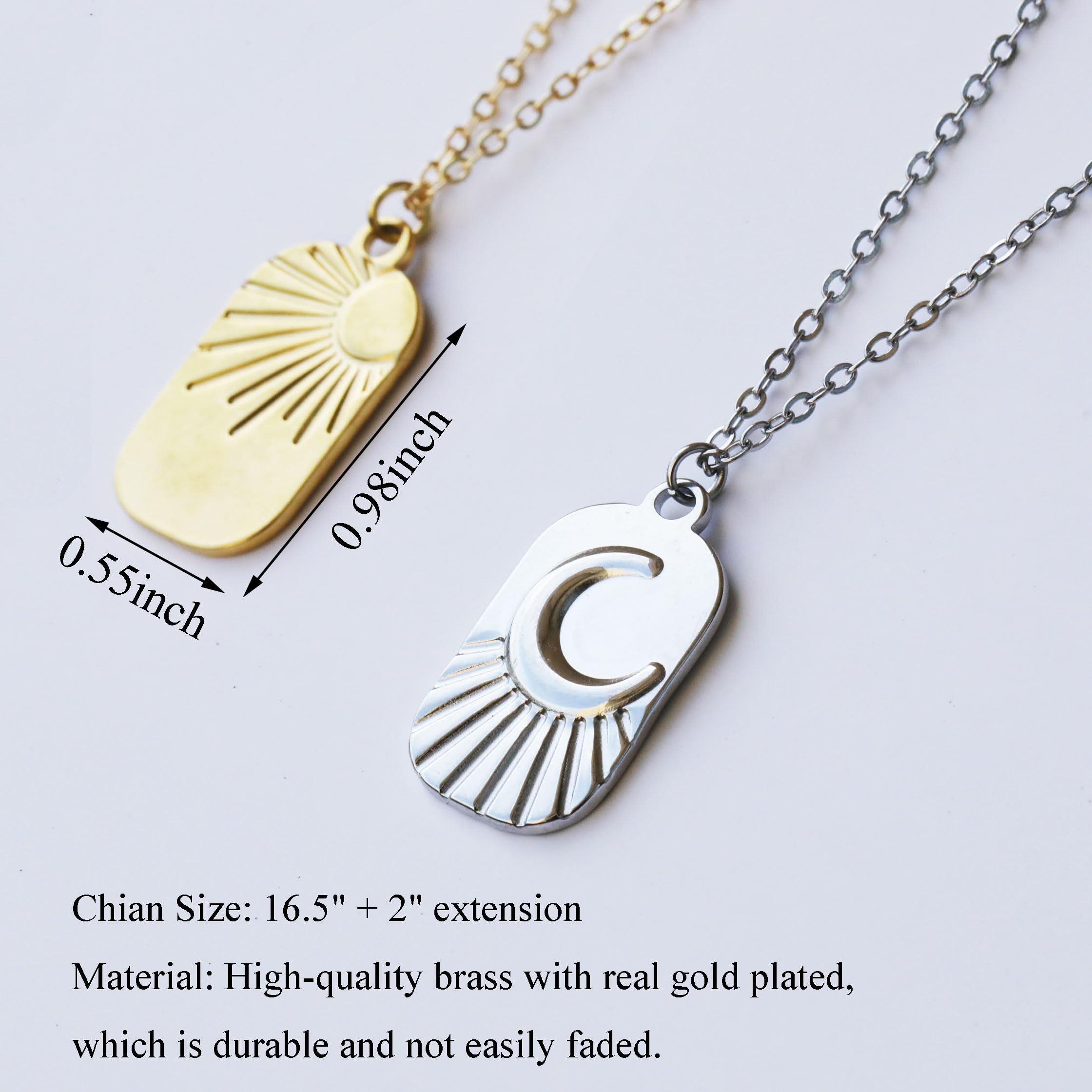 RZKING 14K Gold Evil Eye Necklace for Women - Dainty Layered Sun Moon Stars & Starfish Pendant Choker - Best Friend, Birthday, Thanksgiving & Christmas Gift - Perfect for Everyday Wear, Date Night & Special Occasions