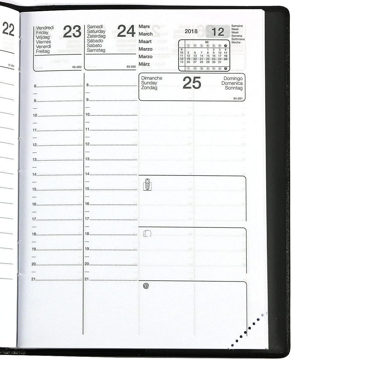 Exdi Pocket Weekly Planner 2025 (January-December) - 3.5