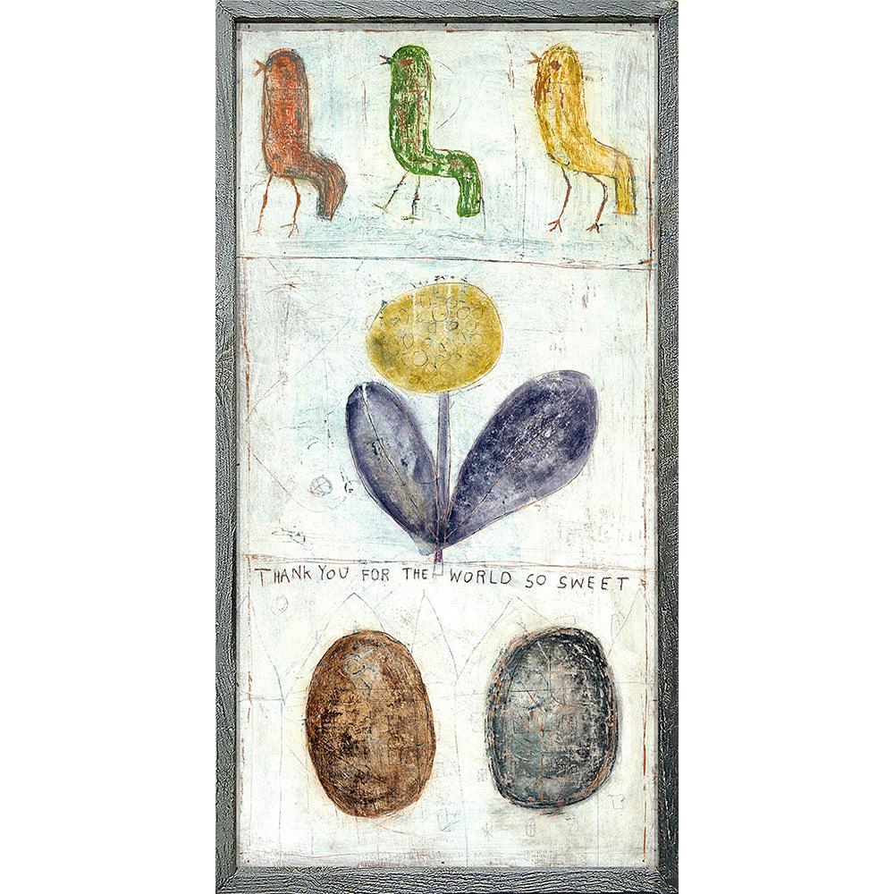 Thank You For Art Print - Elegant Wall Decor for Home, Office & Gifts | Perfect for Appreciation, Graduation & Special Occasions