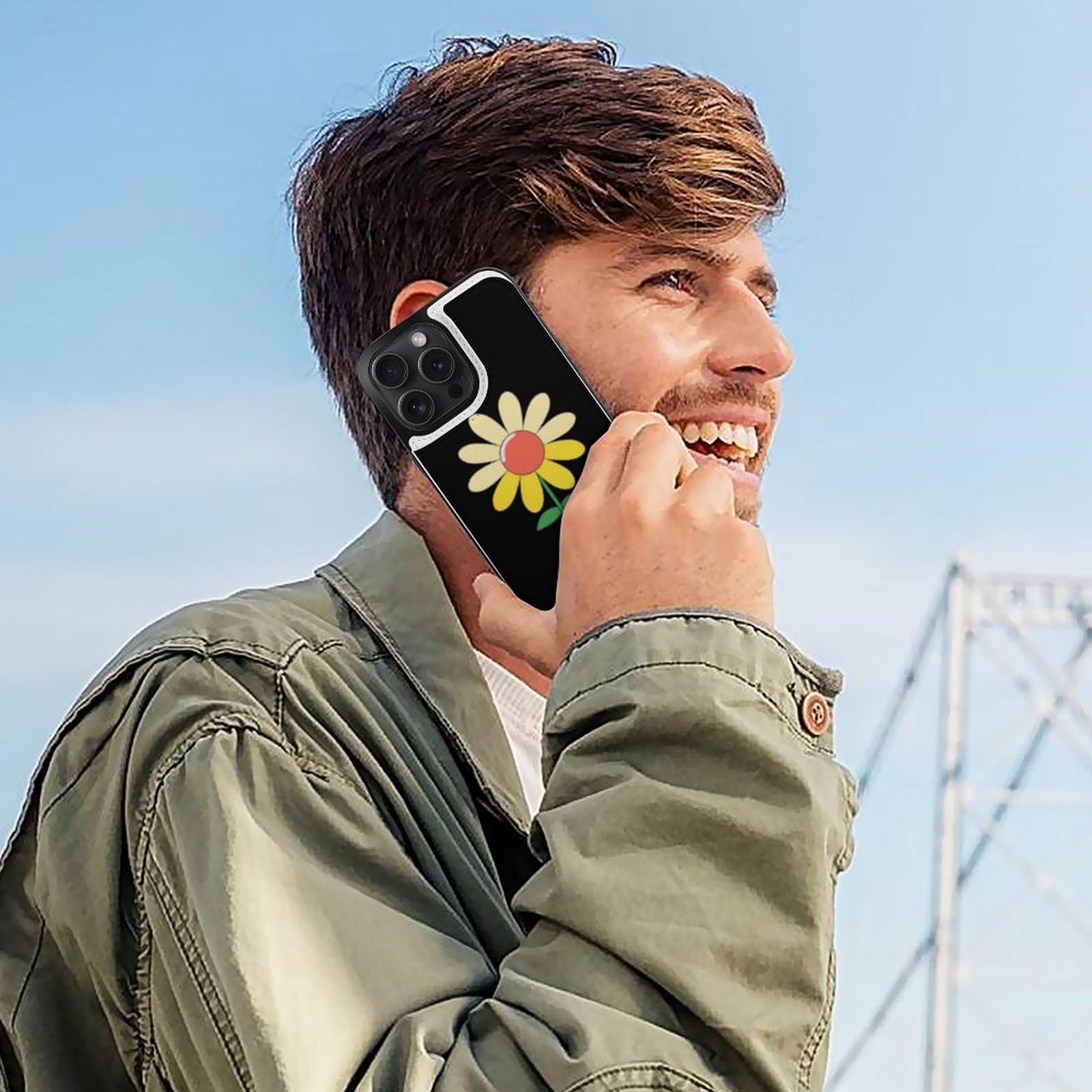 Cute Sunflower Wallet Case with Card Holder - Flip Phone Wallet for iPhone & Samsung | Perfect for Everyday Use, Travel & Shopping