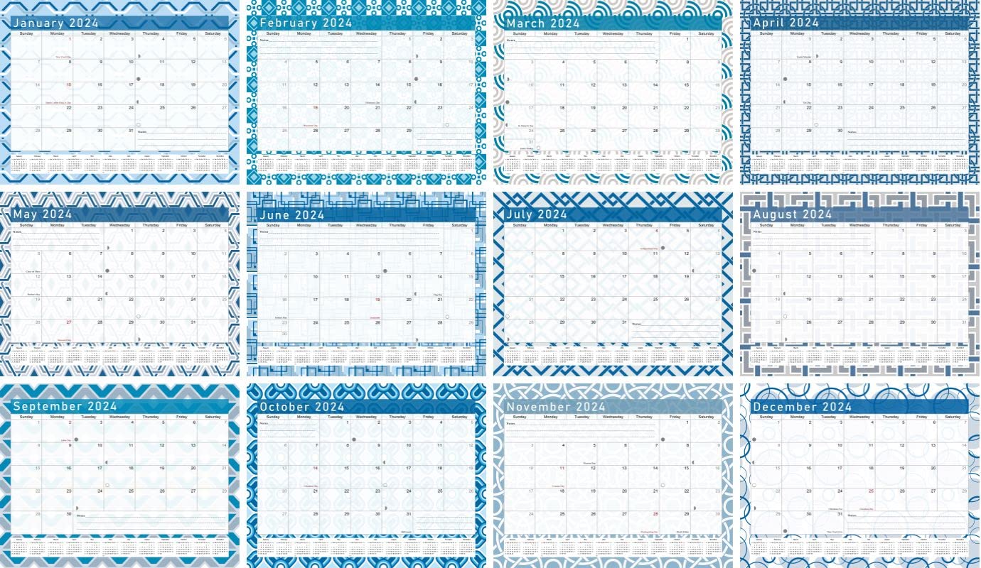 2024-2025 18-Month Magnetic & Desk Calendar Planner - Wall/Desktop Organizer with Bonus Stickers - Perfect for Office, Home & School Planning (Edition #26-04)