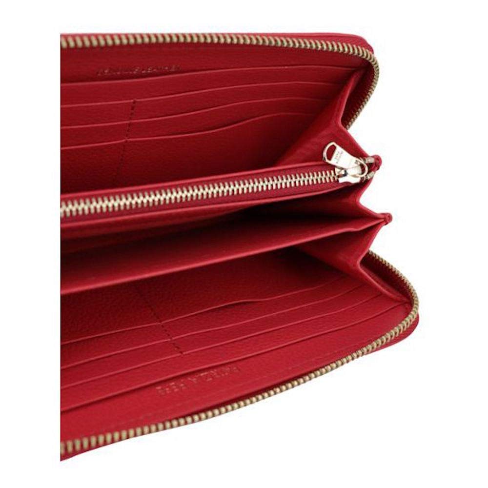Patrizia Pepe Zip Around Wallet - 2v4879/a4u8, Lipstick Red - Stylish & Compact Womens Wallet for Everyday Use, Travel & Business