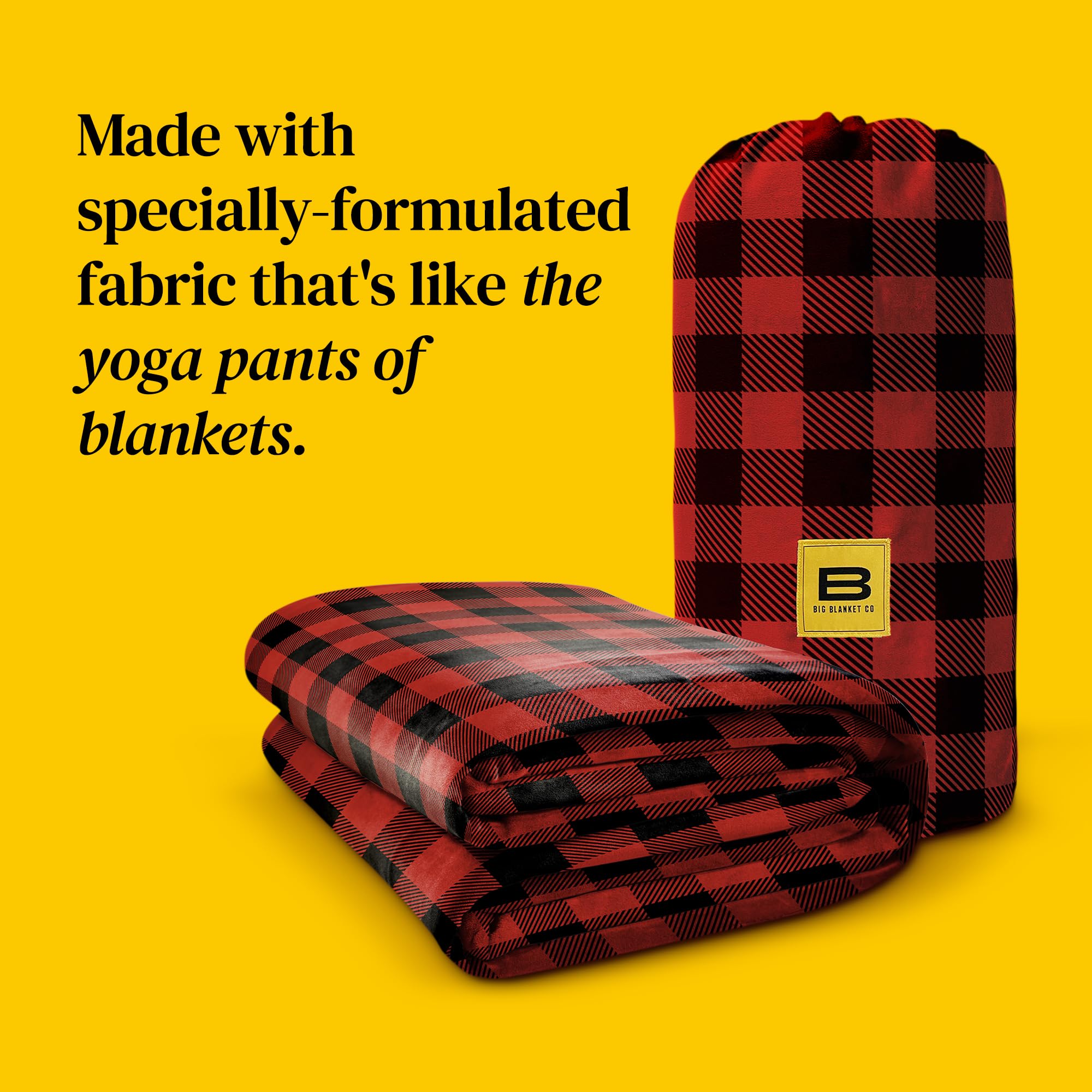 Big Stretch Red Plaid Blanket - Extra Large 100 Square Feet Soft Family Blanket | Best Oversized Blanket for Couples, Movie Nights & Outdoor Picnics | Cozy Giant Throw for Living Room, Camping & Gifts 2025