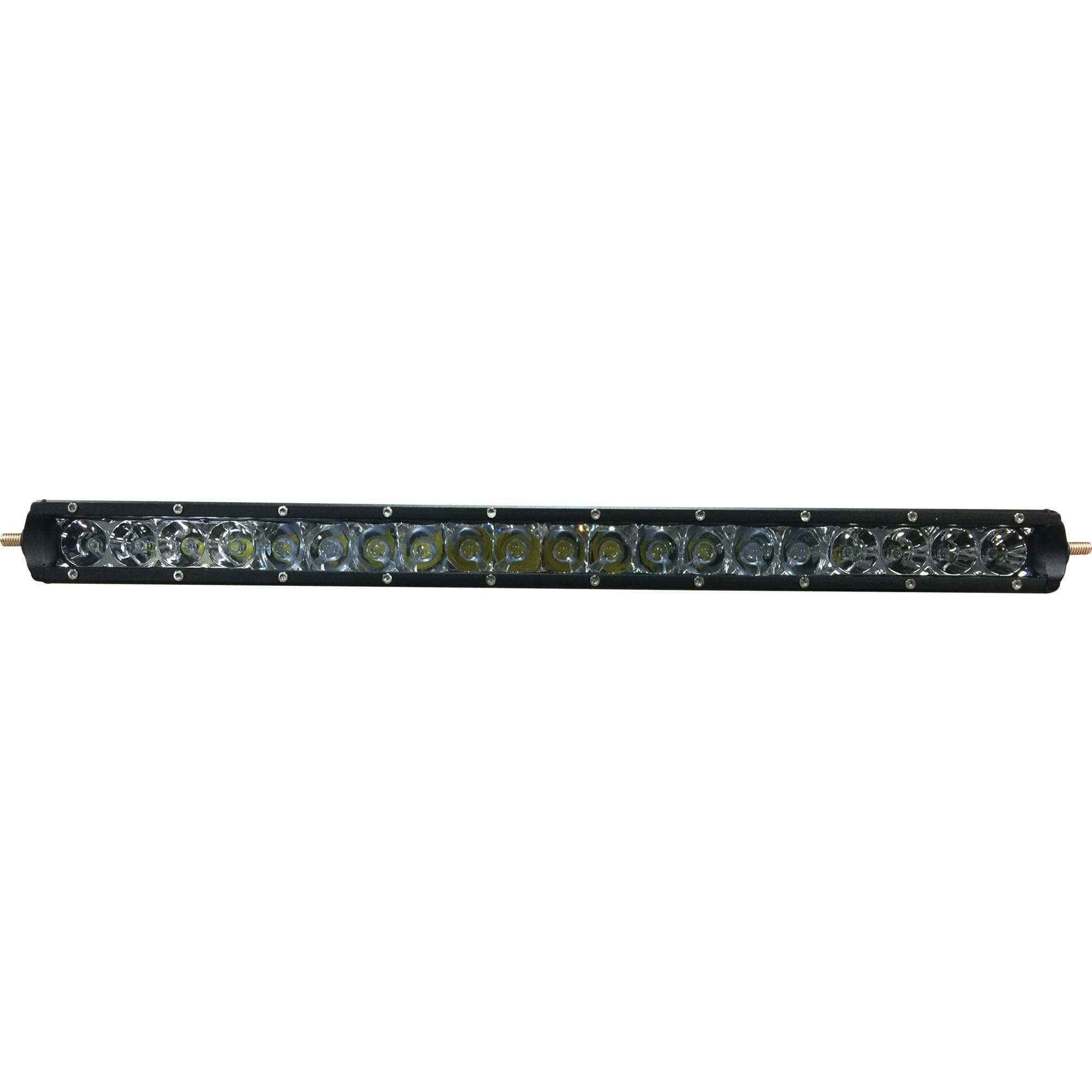 TIGERLIGHTS TL20SRC 20-Inch Single Row LED Light Bar - 100W Spot/Flood Combo Beam, 12V 8.3A for Off-Road Trucks, ATVs, UTVs & Jeeps - Waterproof Dustproof for Adventure & Work Lighting