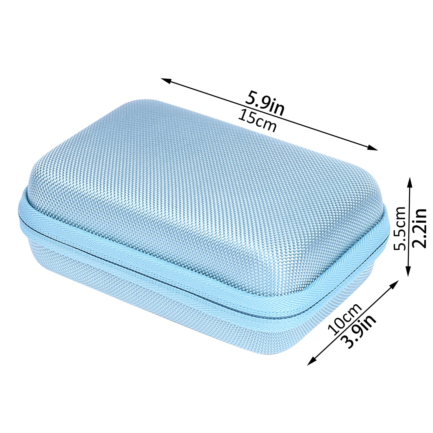 Hard Storage Case for MUNBYN Bluetooth Label Maker & NiiMbot D11 Wireless Label Printer - Durable Protective Cover (Teal) | Perfect for Office, Home Organization & Craft Labeling