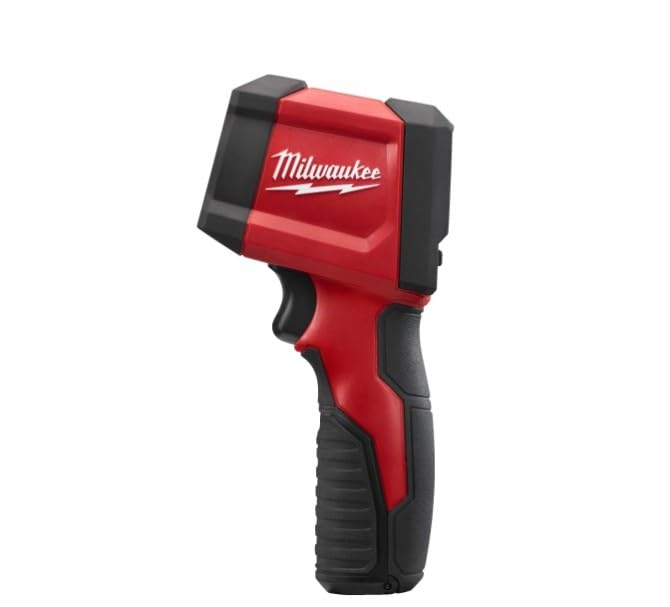 Milwaukee 10:1 Infrared Temperature Gun - Digital Laser Thermometer for HVAC, Cooking, Automotive & Industrial Use - Fast & Accurate Non-Contact Surface Temp Measurement Tool